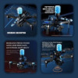 درون ثلاث كاميرات و كرات مائية  K11 Drone