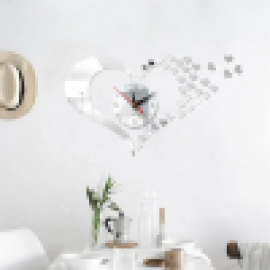 ساعة حائط ثري دي قلوب  3D Wall Watch A-092