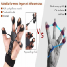 مقوي قبضة اليد والاصابع عدة مستويات للمقاومة Adjustable Finger Strengthener Trainer Hand Grip