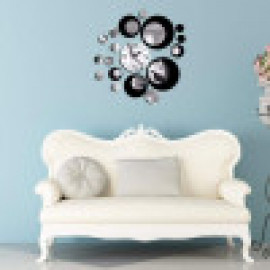 ساعة حائط ثري دي دوائر A-090 3D Wall Watch