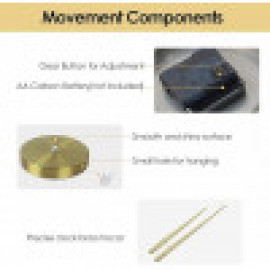 ساعة حائط FERRISA كبيرة ثلاثية الأبعاد