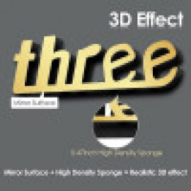 ساعة حائط FERRISA كبيرة ثلاثية الأبعاد