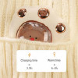 جهاز تدفئة اليدين شكل يد القطة paw hand warmer usb