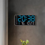 ساعة مكتبية + حائط رقمية مستطيلة Large Digital Wall Clock