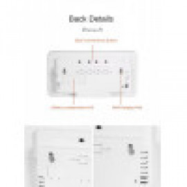 ساعة مكتبية + حائط رقمية مستطيلة Large Digital Wall Clock