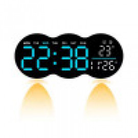 ساعة حائط رقمية بشكل غيمة LED Wall Clock Digital Alarm Clock