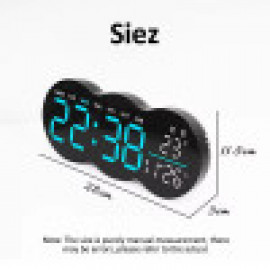 ساعة حائط رقمية بشكل غيمة LED Wall Clock Digital Alarm Clock