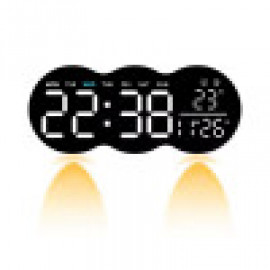 ساعة حائط رقمية بشكل غيمة LED Wall Clock Digital Alarm Clock