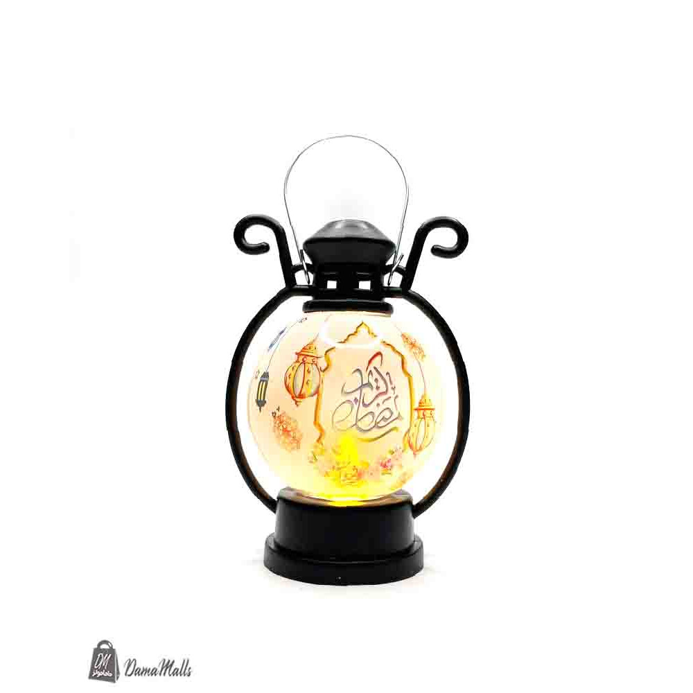 فانوس  بلاستيك طابه مع ضوء أسود 6804-65 طول 12سم