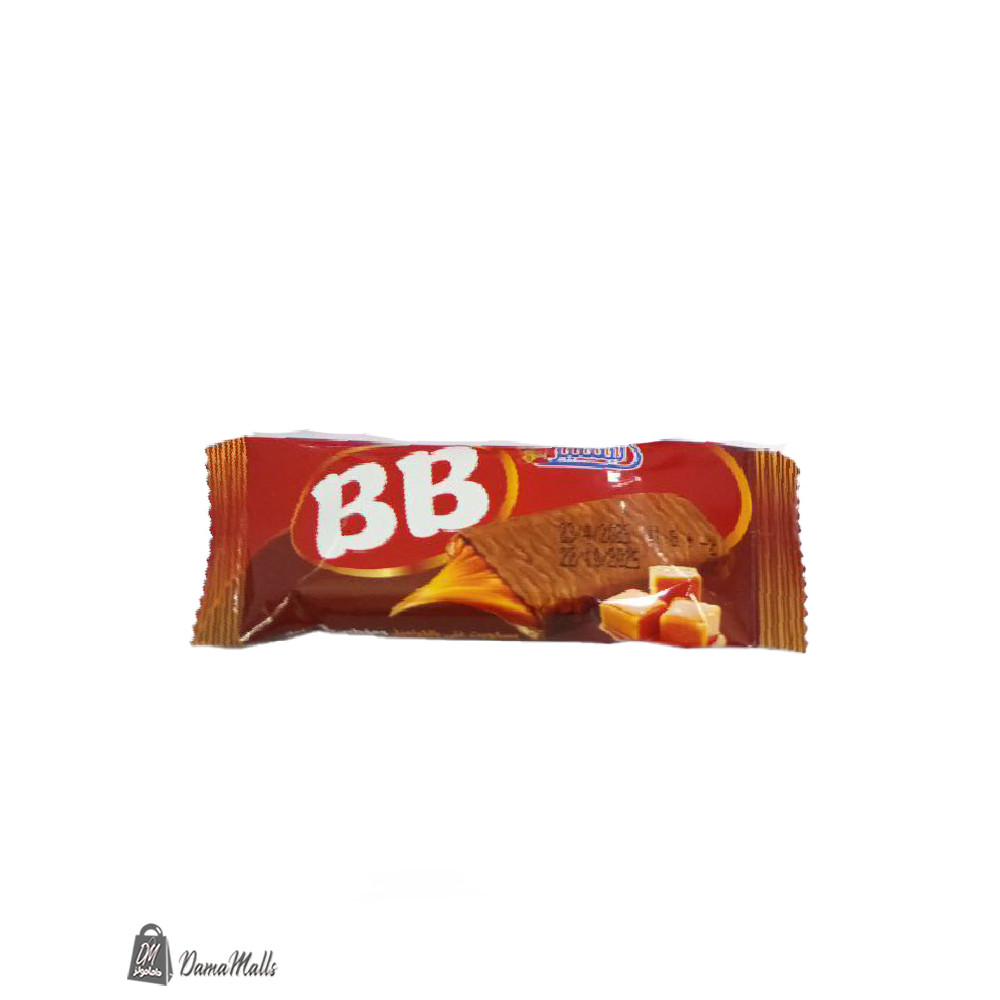 بسكويت BB البشير غني كراميل مغطس شوكلا