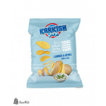 شيبس طبيعي قرقش نكهة لبنة وأعشاب