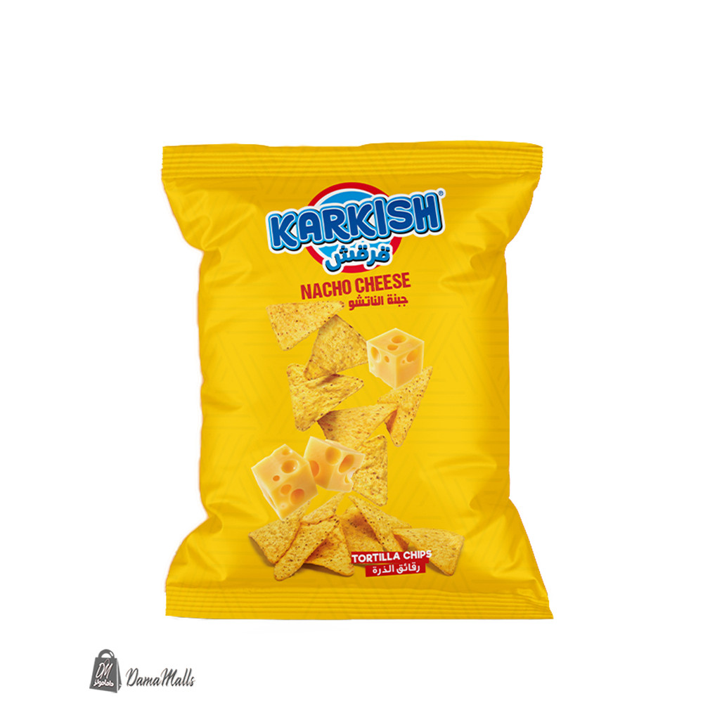 شيبس طبيعي قرقش نكهة جبنة الناتشو