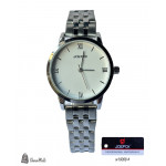 ساعة نسائي ستانلس ستيل فضي سادة