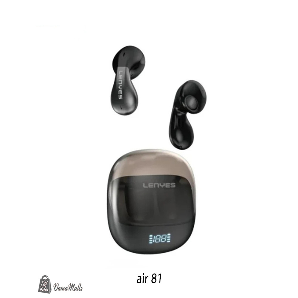 LENYES AIR81 سماعة أذن لاسلكية بلوتوث، سماعة أذن ستيريو هاي فاي تعمل باللمس الذكي