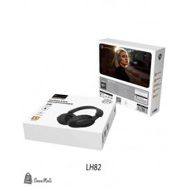LENYES LH82 سماعة رأس لاسلكية بلوتوث، سماعة رأس ستيريو هاي فاي تعمل باللمس الذكي
