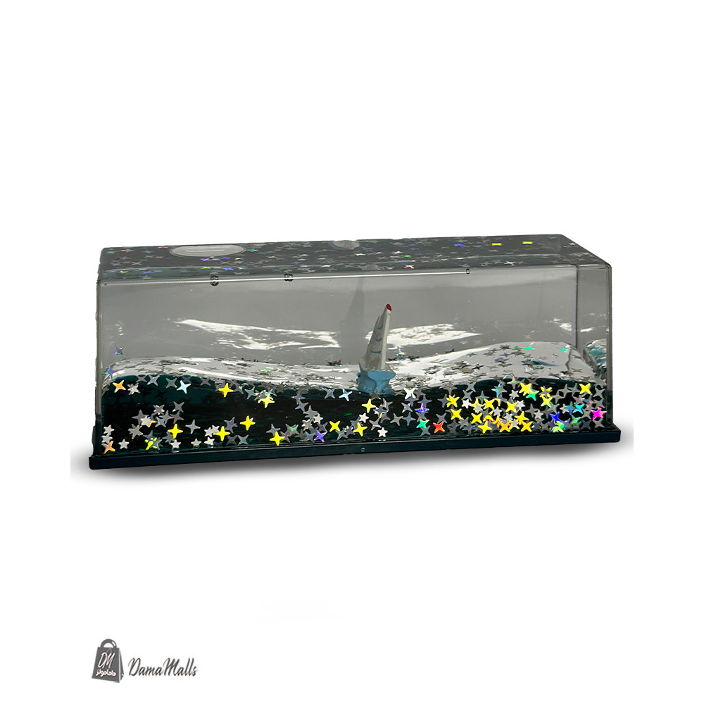 صمدية قارب صغير لون ازرق