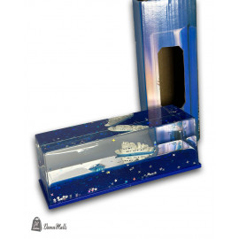 صمدية قارب لون ازرق