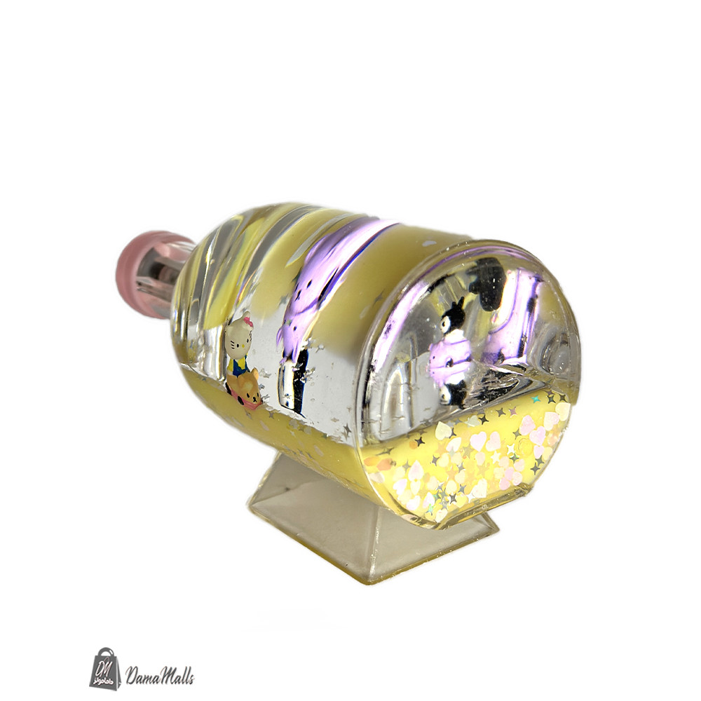 صمدية قارب زجاجة لون اصفر