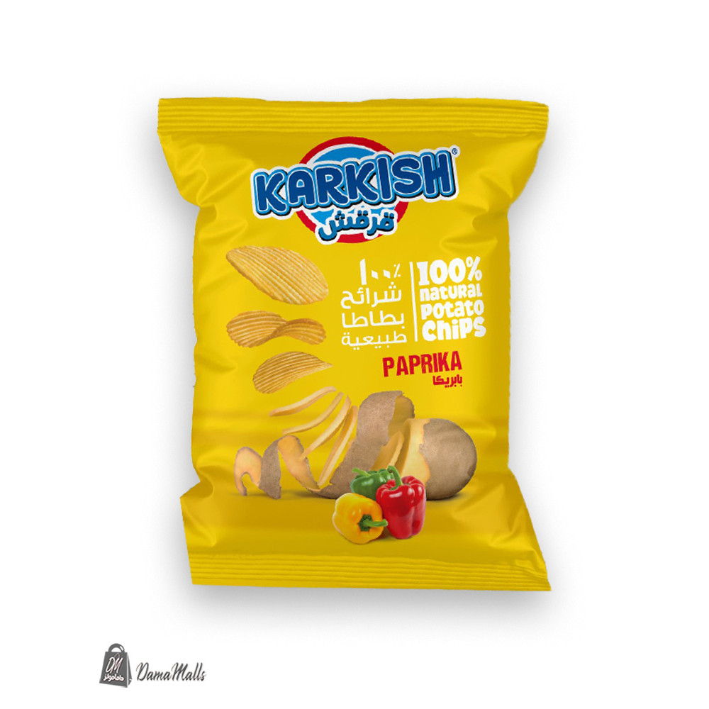 شيبس طبيعي قرقش نكهة  البابريكا