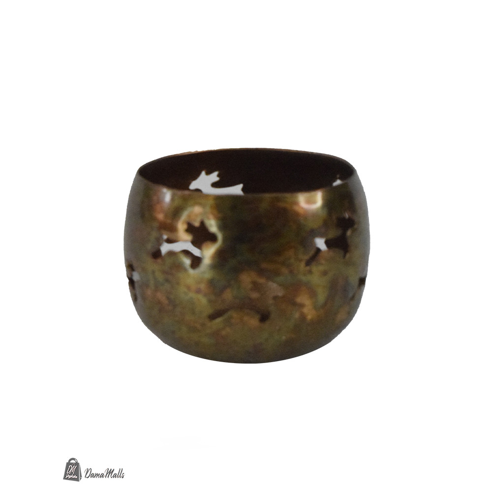 حامل شموع صغيرة، 6 سم،  من النحاس