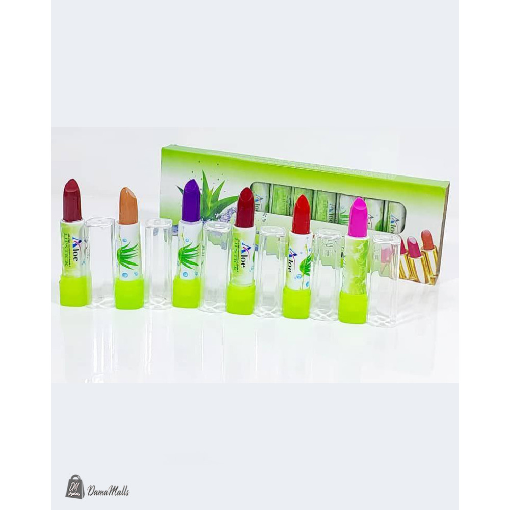 ALOE احمر شفاه روج 6قطع كل قطعه لون