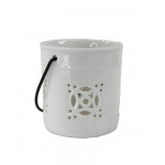 حامل الشموع الصغيرة (95×97×118 مم)لون أبيض