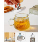 ماغ زجاج محجر مع غطاء