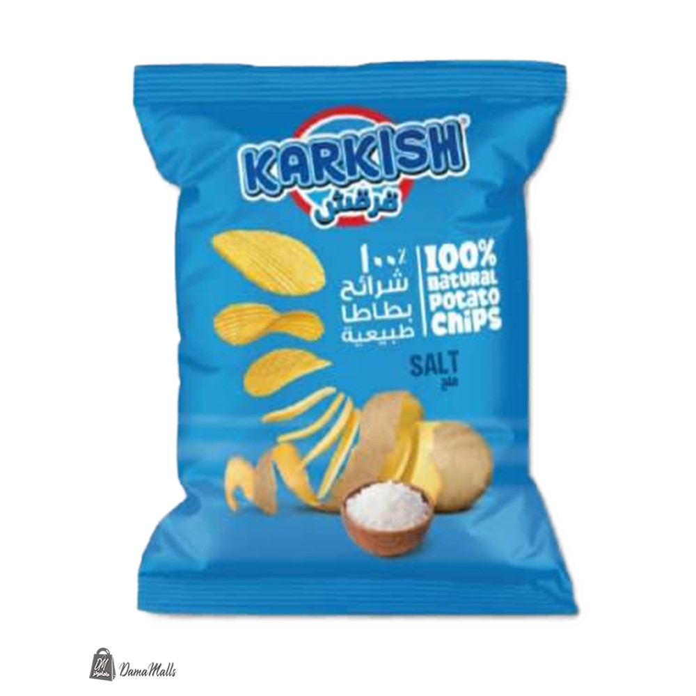 شيبس طبيعي قرقش نكهة  ملح