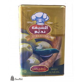  زيت زيتون 16كغ تنك الشيف نديم..