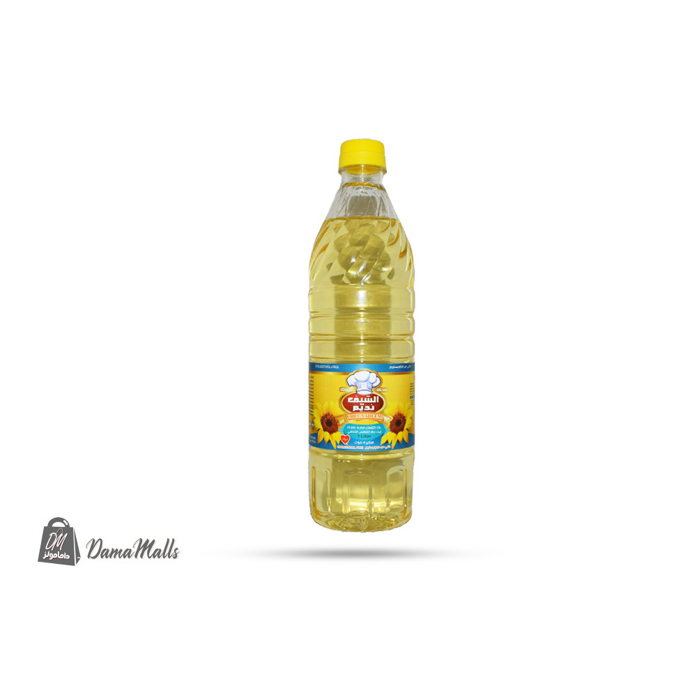 زيت دوار 1ليتر الشيف نديم