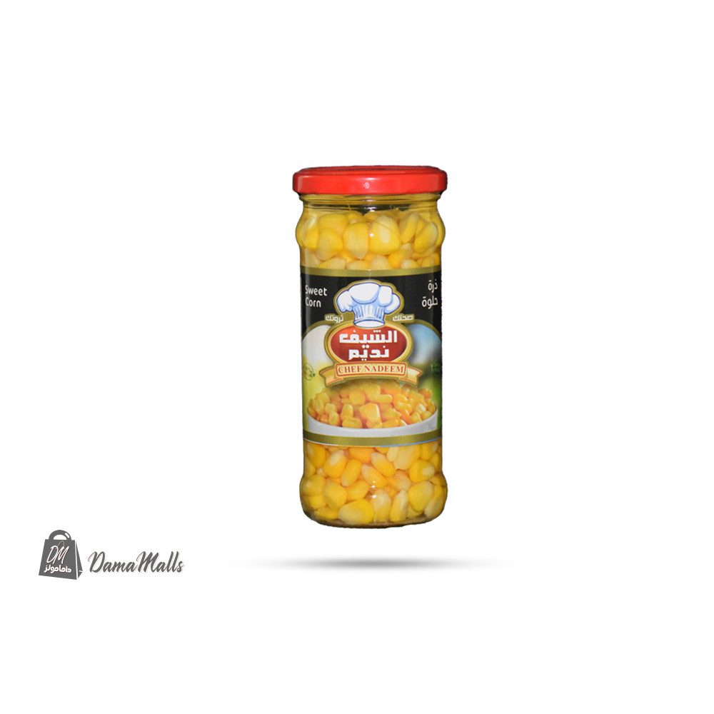 ذرة حلوة زجاج 350غ الشيف نديم
