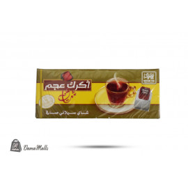 شاي اسود اكرك عجم  25ظرف