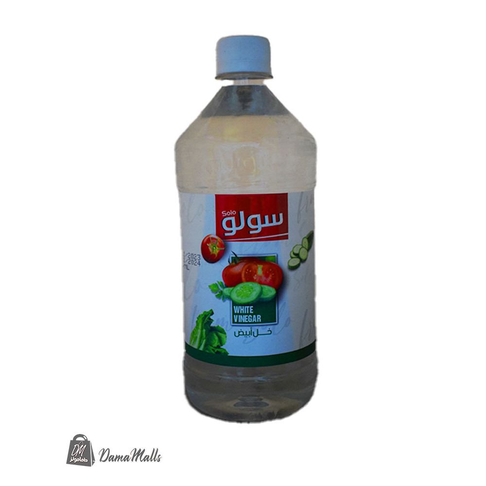 خل ابيض750 مل سولو بلاستيك