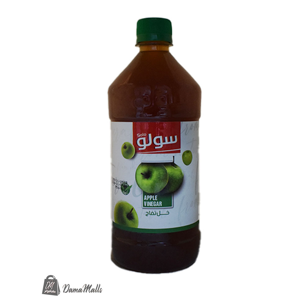 خل التفاح سولو750 مل بلاستيك