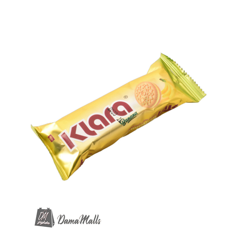 بسكويت كلارا محشي كريمة بطعم الموز