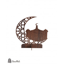 هلال رمضان خشب