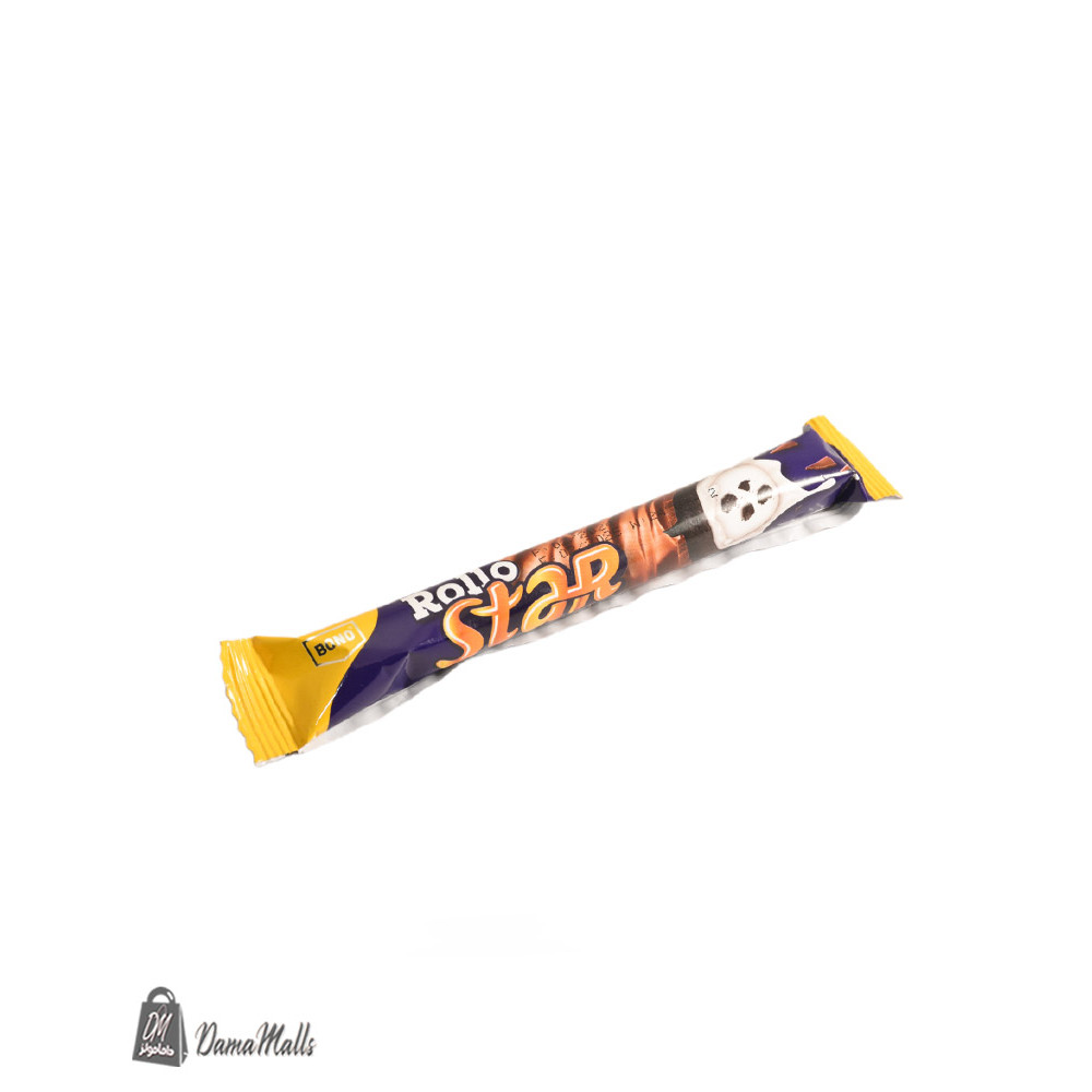 بسكويت رولو ستار محشي حليب بونو