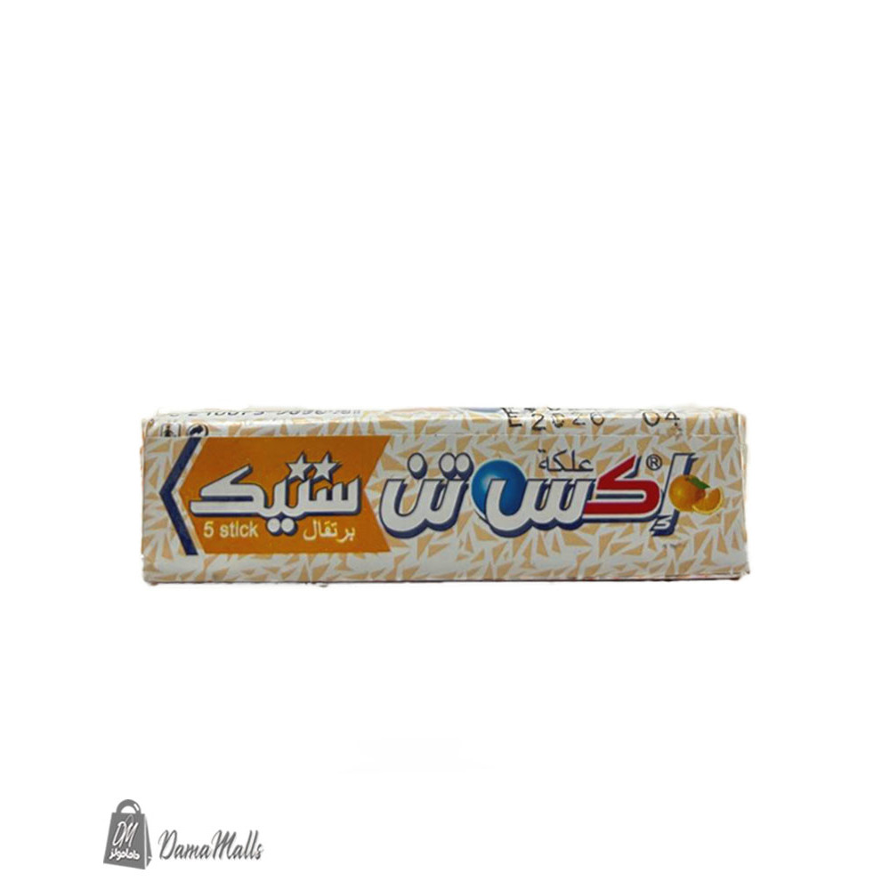 علكة اكس تن ستيك زاهي برتقال 5 ق