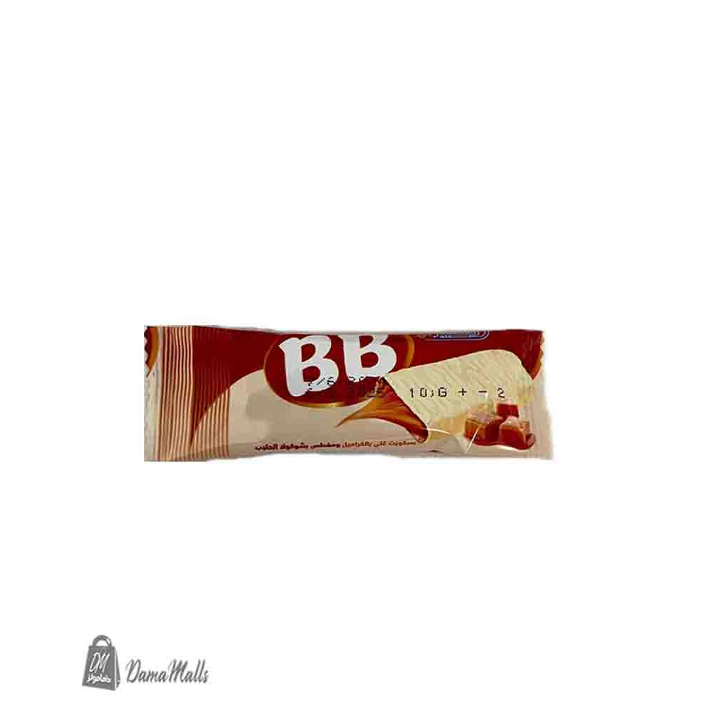 بسكويت البشير غني كراميل مغطس حليب