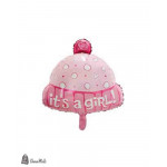 بالون نفخ موديل قبعة زهر IT"S A GIRL