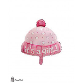 بالون نفخ موديل قبعة زهر IT"S A GIRL