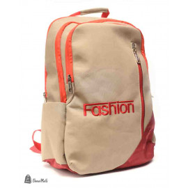 حقيبة احمر وبيج Fashion ثانوي ضهر منجد