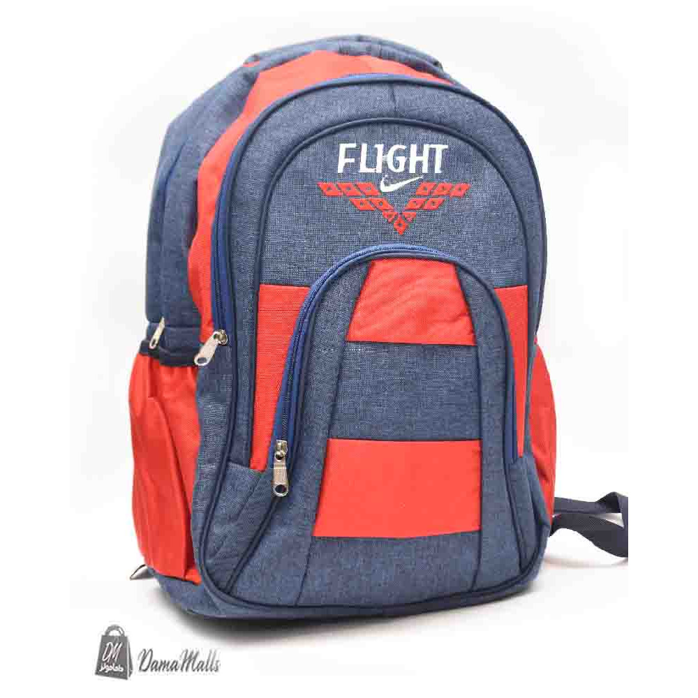 حقيبة اعدادي FLIGHTجينز واحمر